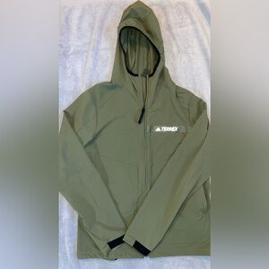 Adidas Terrex womens  Olive Performance Jacket
